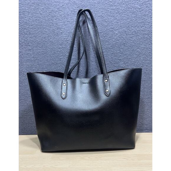 Coach Ew Nomad Pebble Leather Woman Tote Bag Black F72673 - Picture 4 of 16